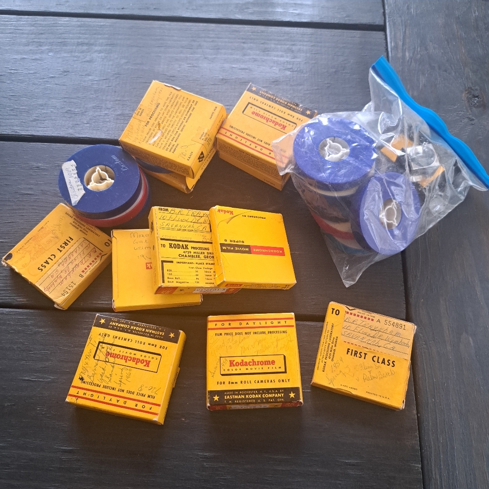 Vintage film from 1950s-1970s